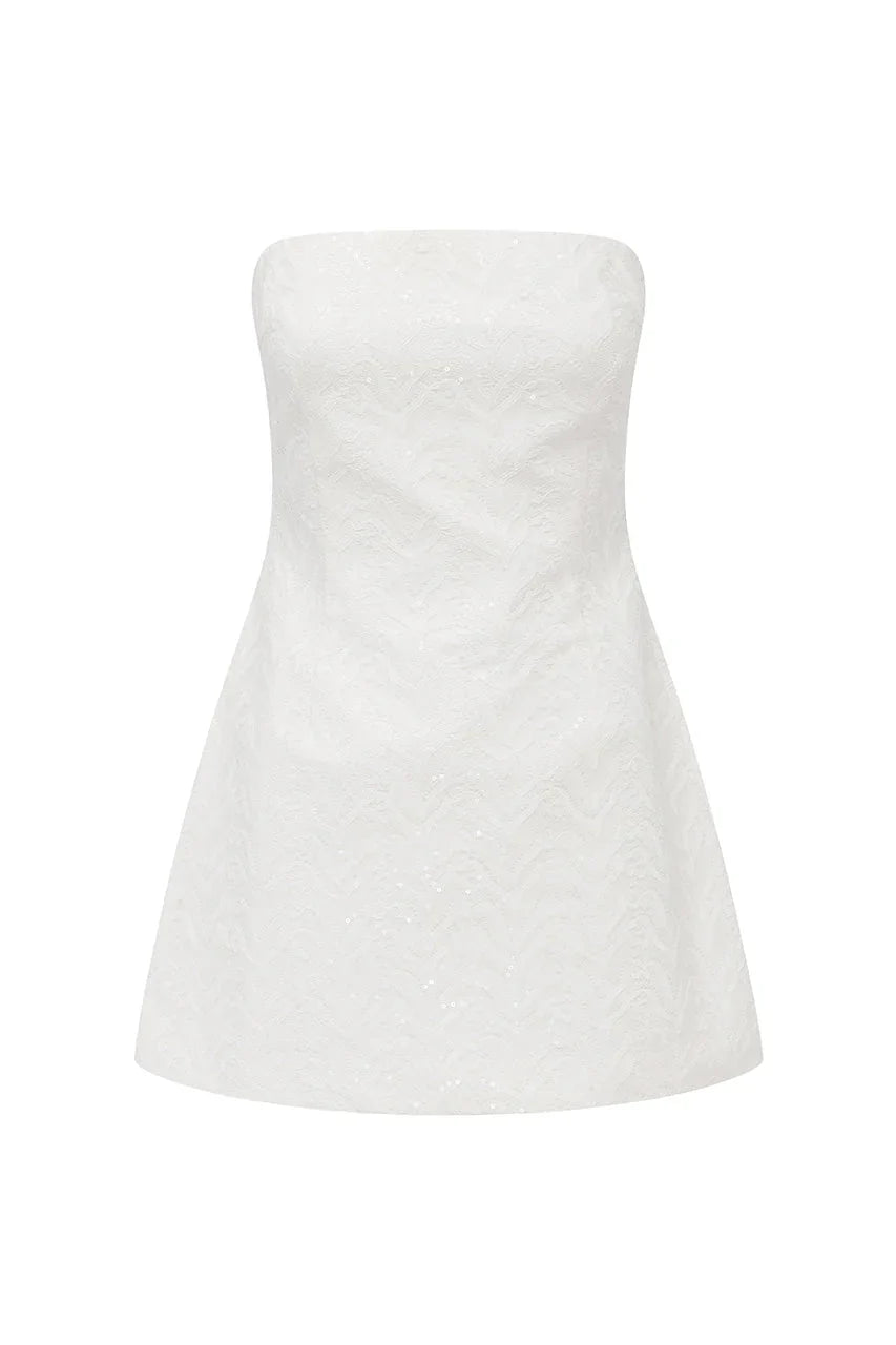 Carleti Mini Dress - Ivory