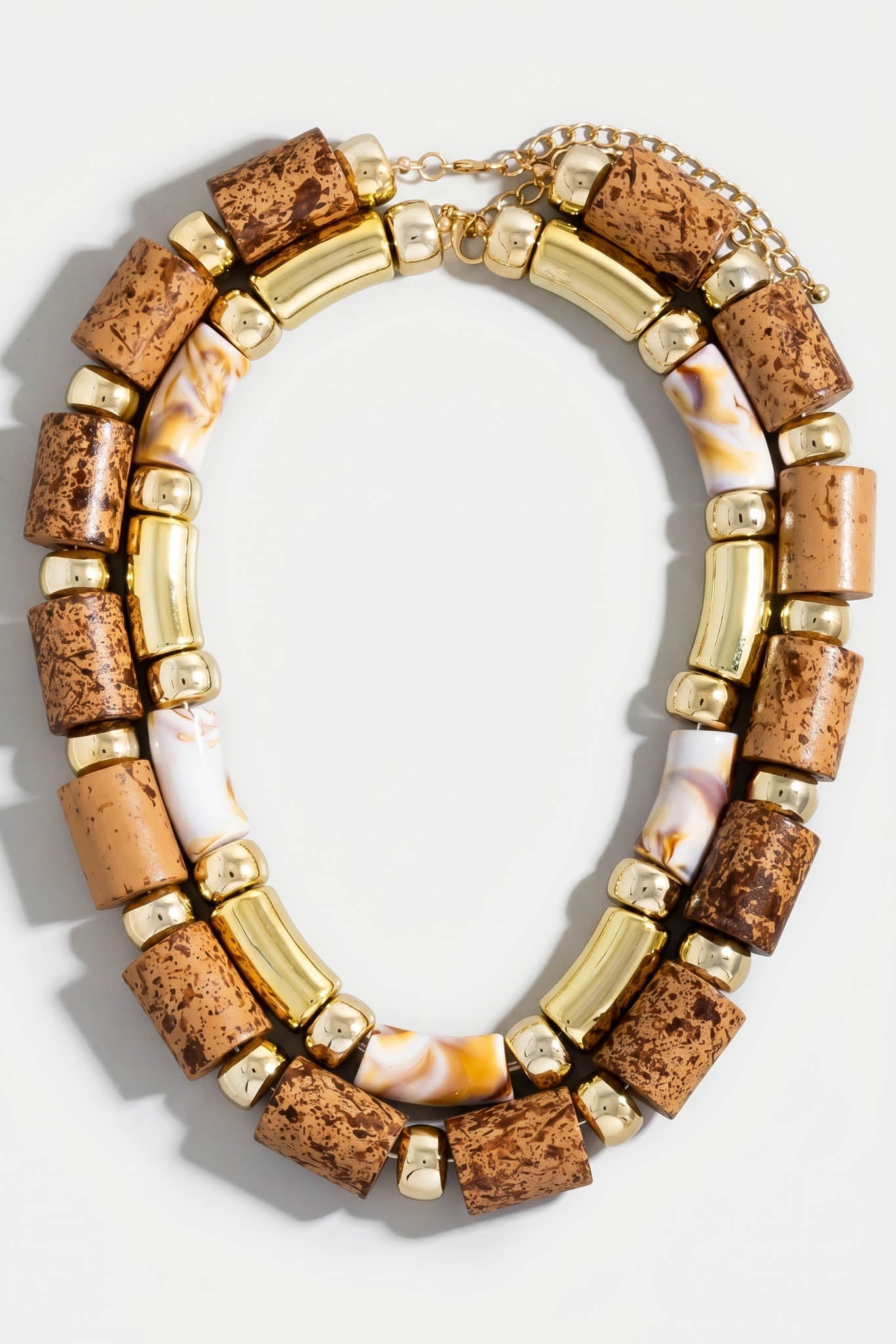 Briarwood Chunky Tube Bead Layered Necklace