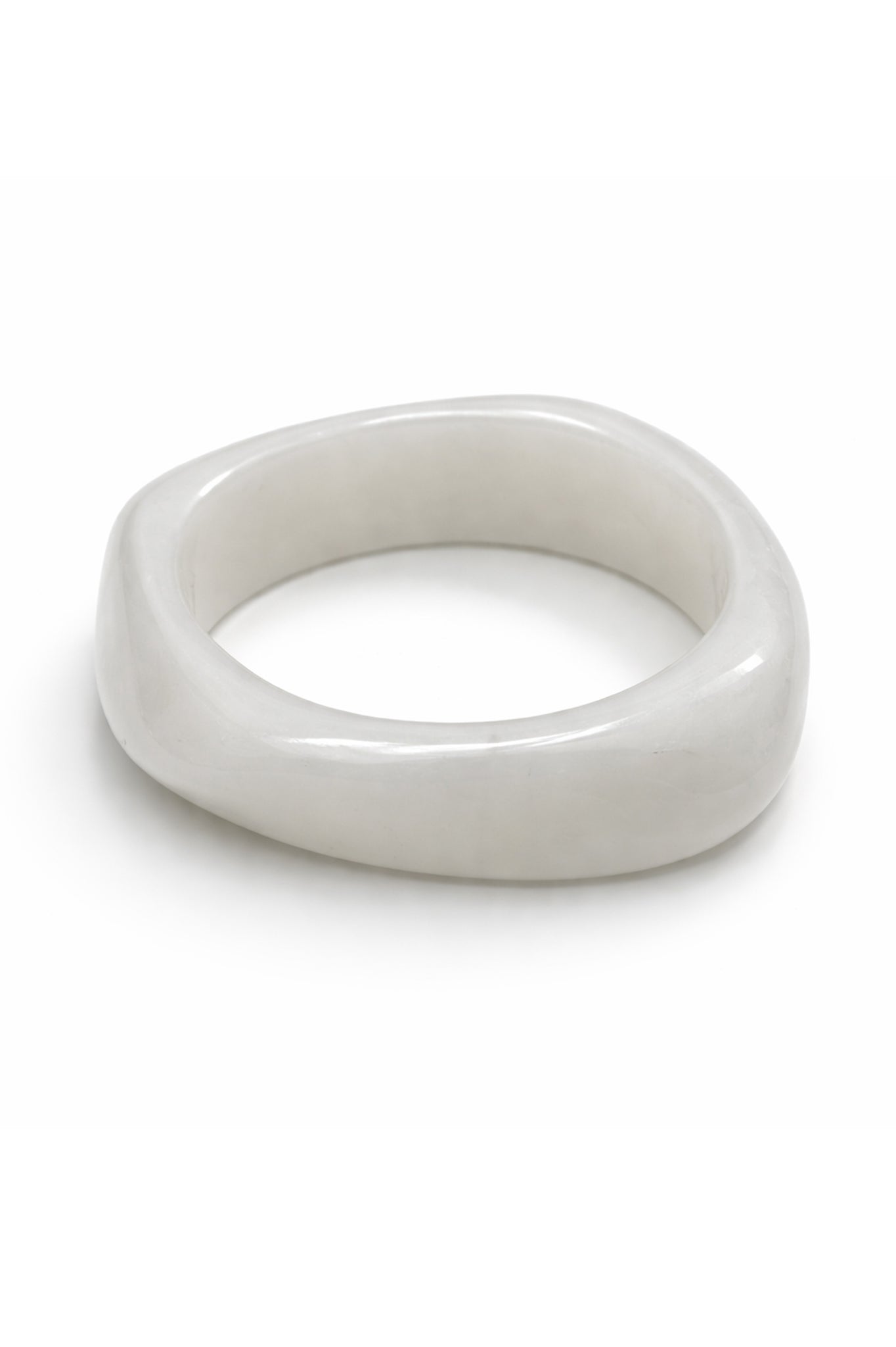 Getty Acrylic Abstract Square Bangle Bracelet