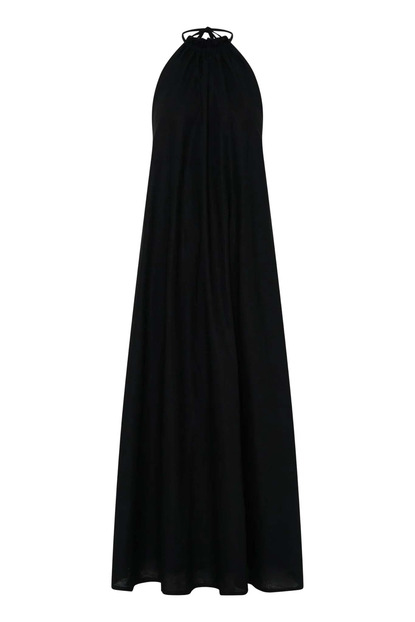 Alysse Halter Maxi Dress - Black