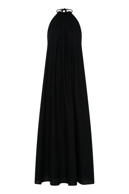 Alysse Halter Maxi Dress - Black