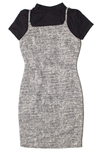 Cami Mini Dress with Mock Neck Tee