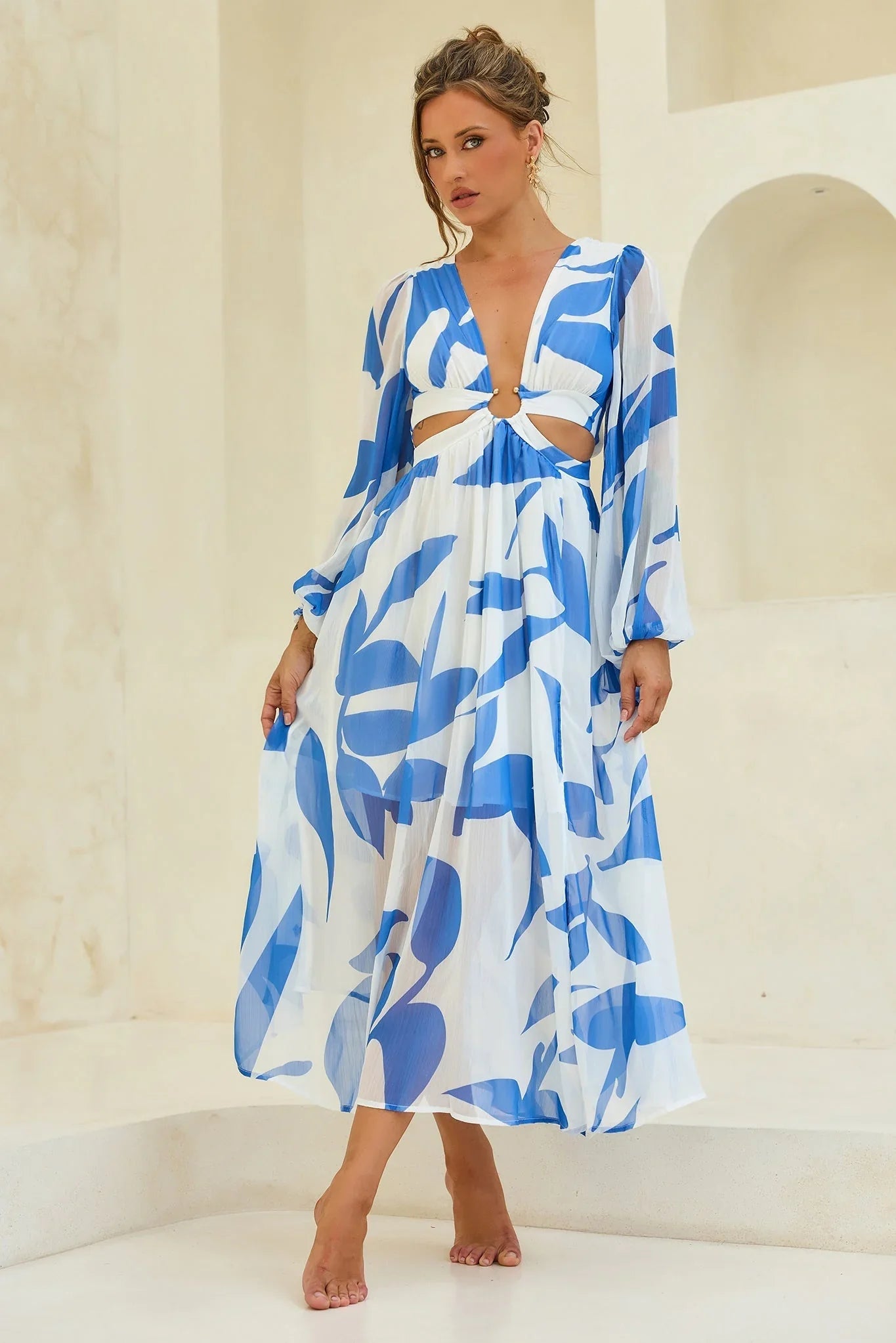 All Time Fave Midi Dress - Blue