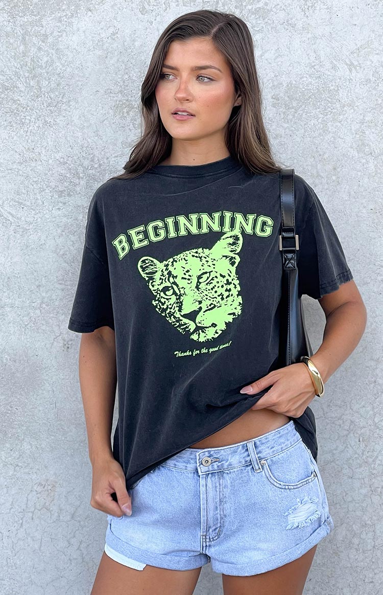 Beginning Cub Black Tee
