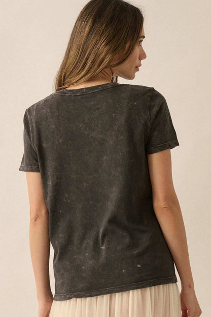 Music on Fire Vintage-Wash Graphic Tee