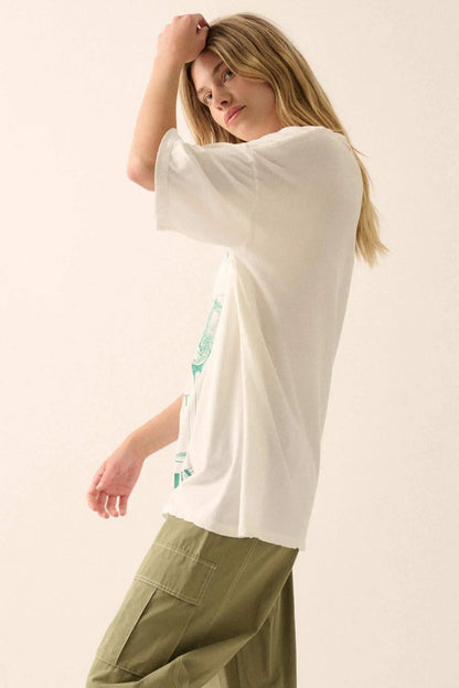 Shaken & Stirred Distressed Martini Graphic Tee