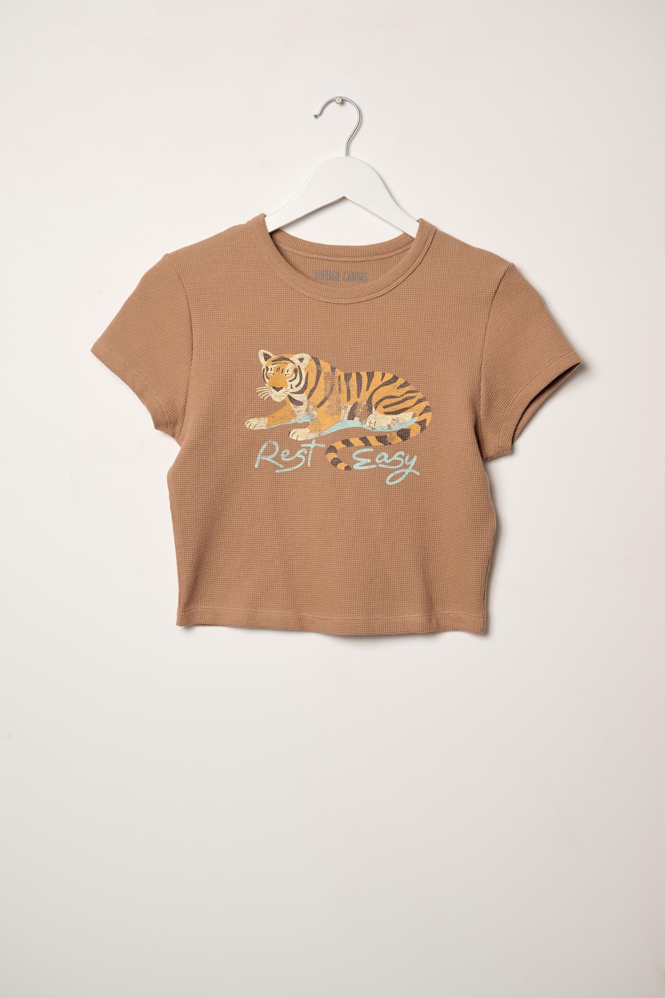 Rest Easy Tiger Thermal Graphic Baby Tee