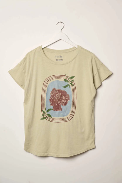 All Greek to Me Vintage-Wash Graphic Tee