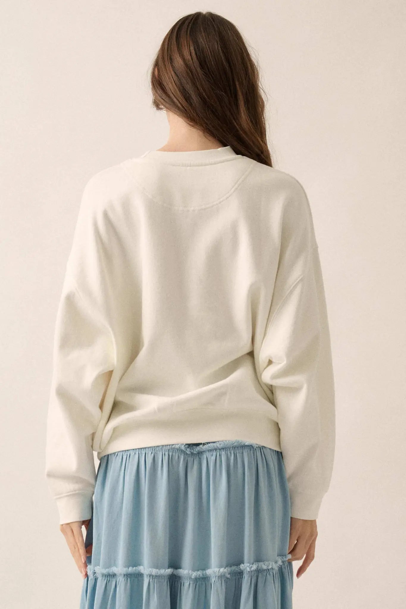 Peaceful Dove Hand-Drawn Graphic Sweatshirt