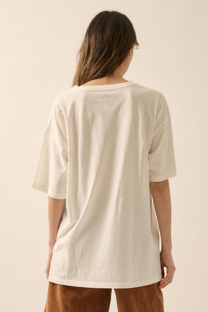 Dog Days Garment-Wash Oversize Graphic Tee