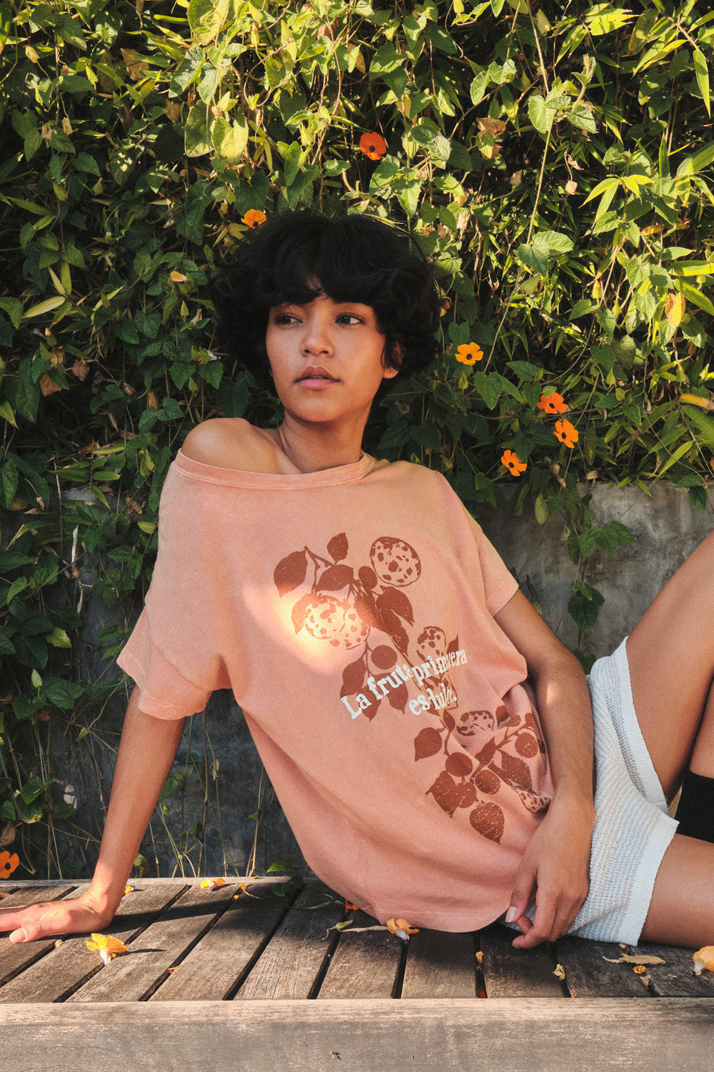 La Fruta Dulce Vintage-Wash Fruit Graphic Tee