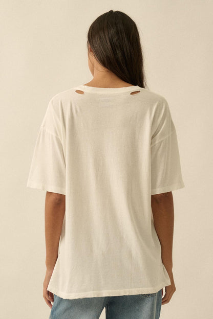 Fruit Stand Distressed Oversize Graphic Tee