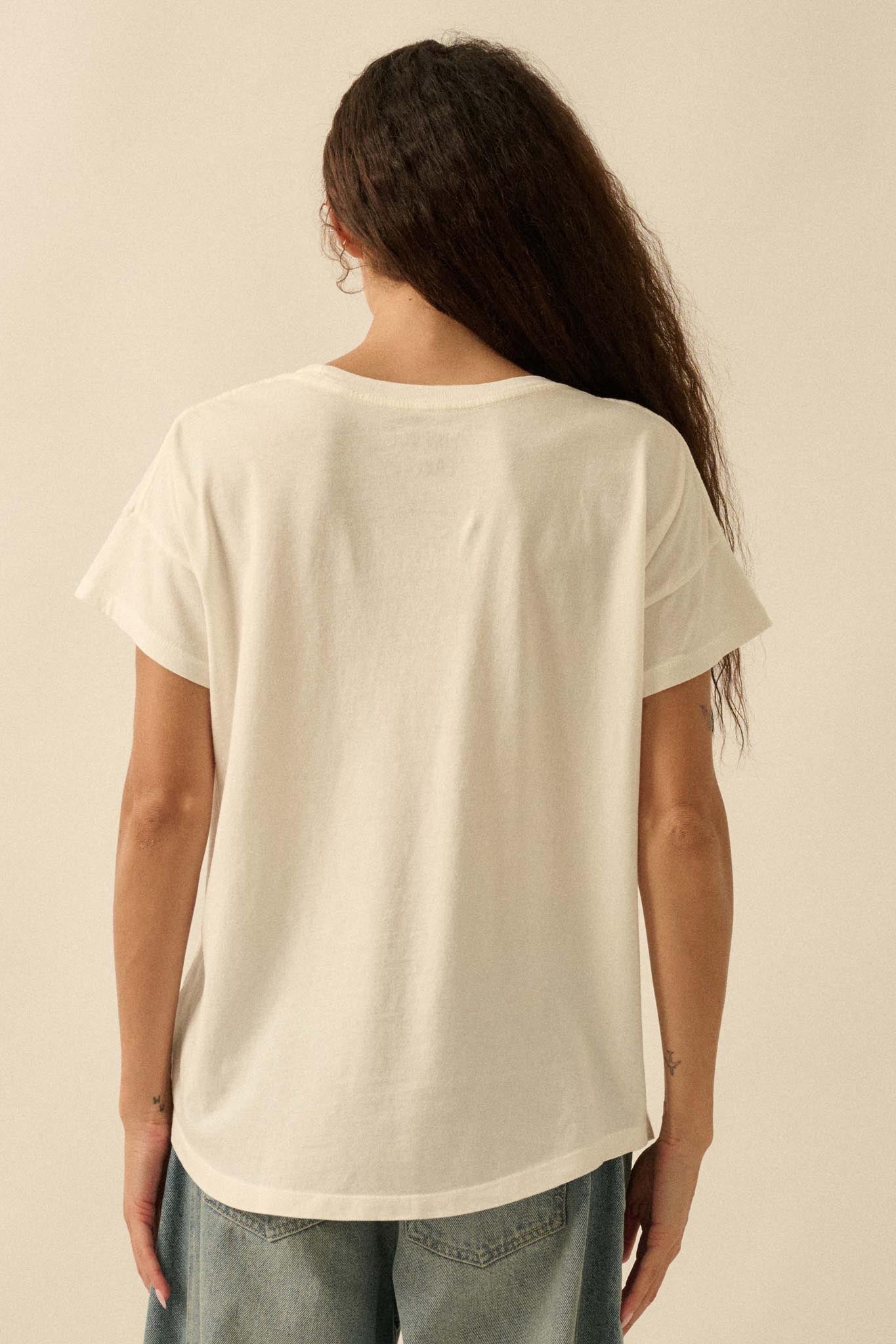 Boot Scootin' Cowboy Boot Chest-Print Graphic Tee