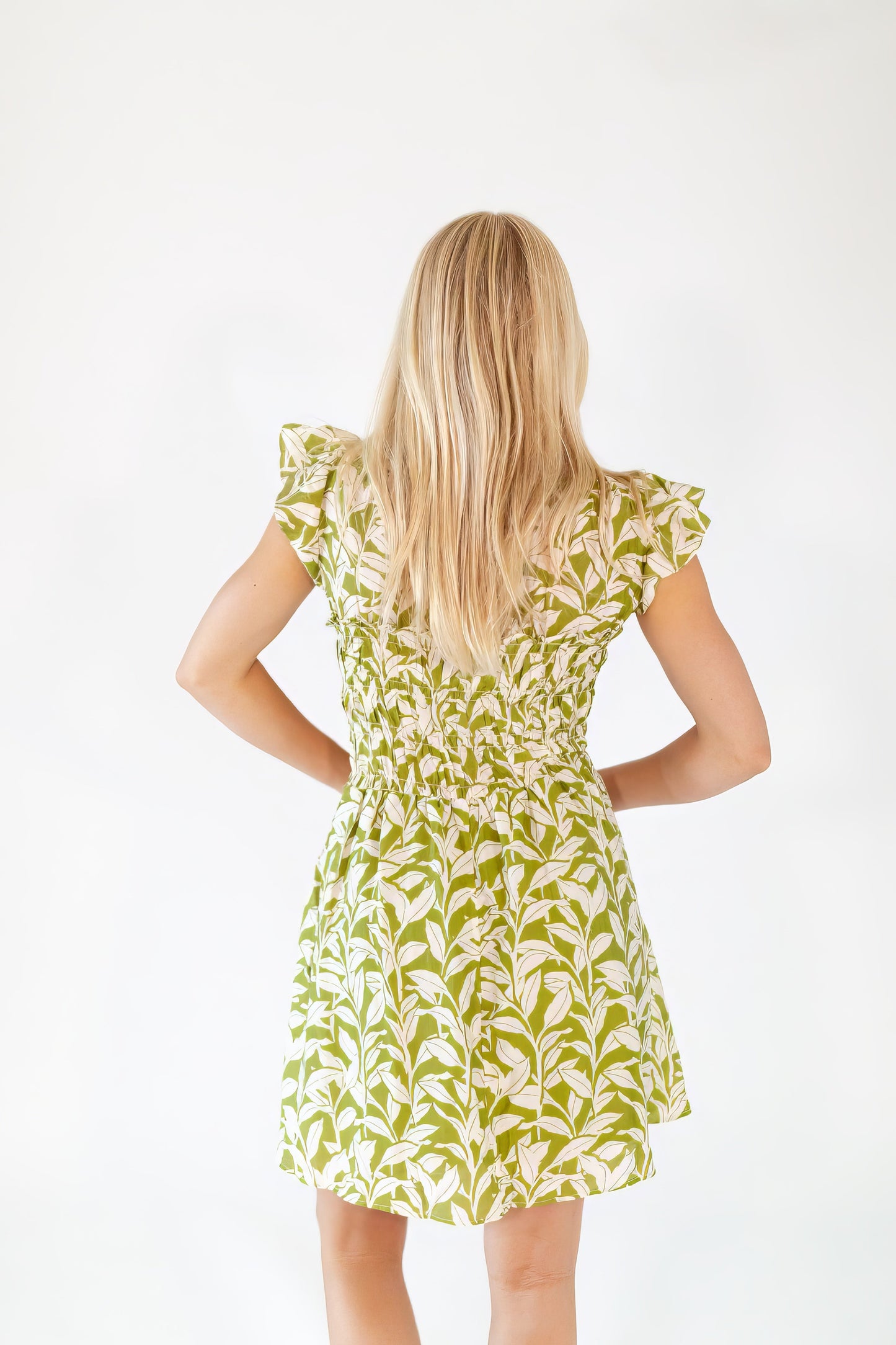 Beth Smocked Mini Dress