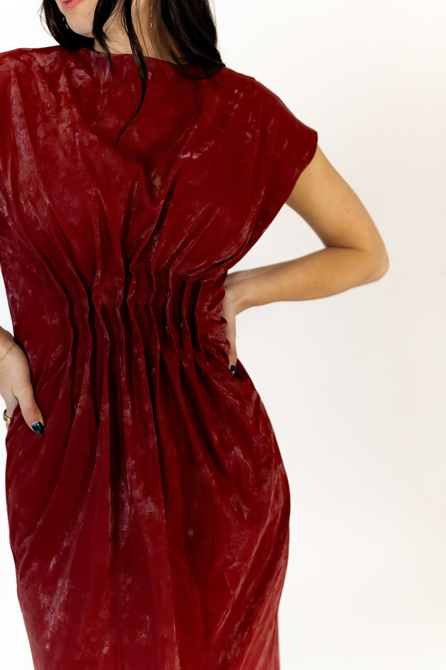 Calluna Pleated Midi Dress