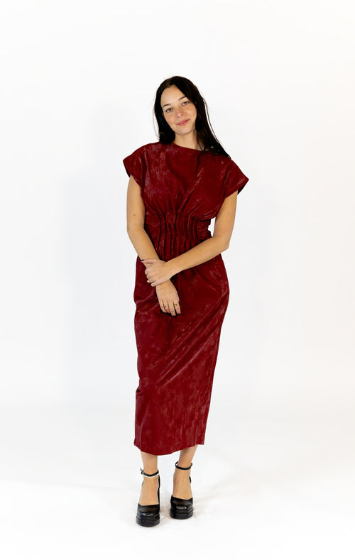Calluna Pleated Midi Dress