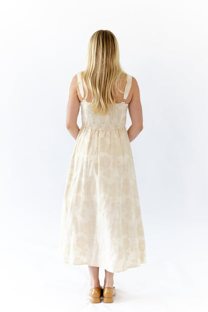 Tayna Jacquard Midi Dress