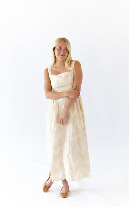 Tayna Jacquard Midi Dress