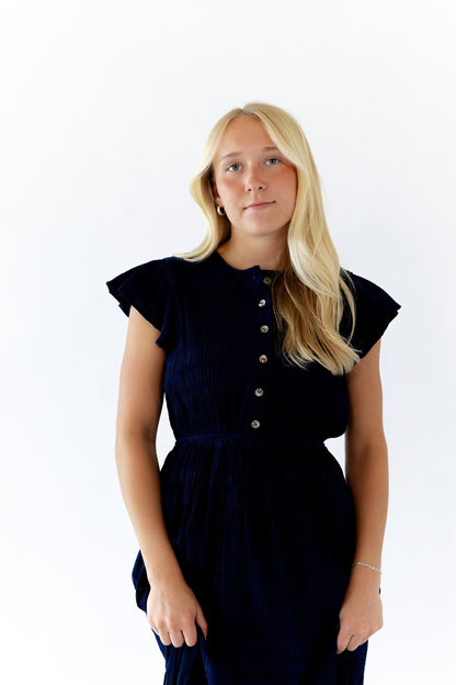 Christie Textured Midi Dress