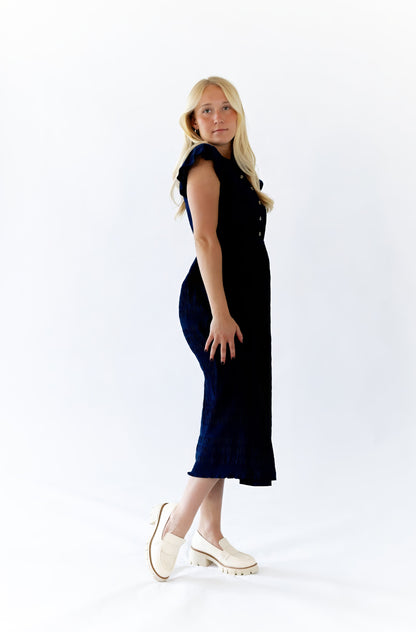 Christie Textured Midi Dress