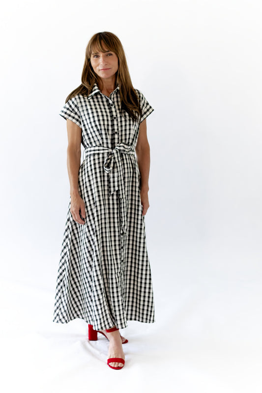 Joan Gingham Tie Waist Dress ⭐︎ Restocked