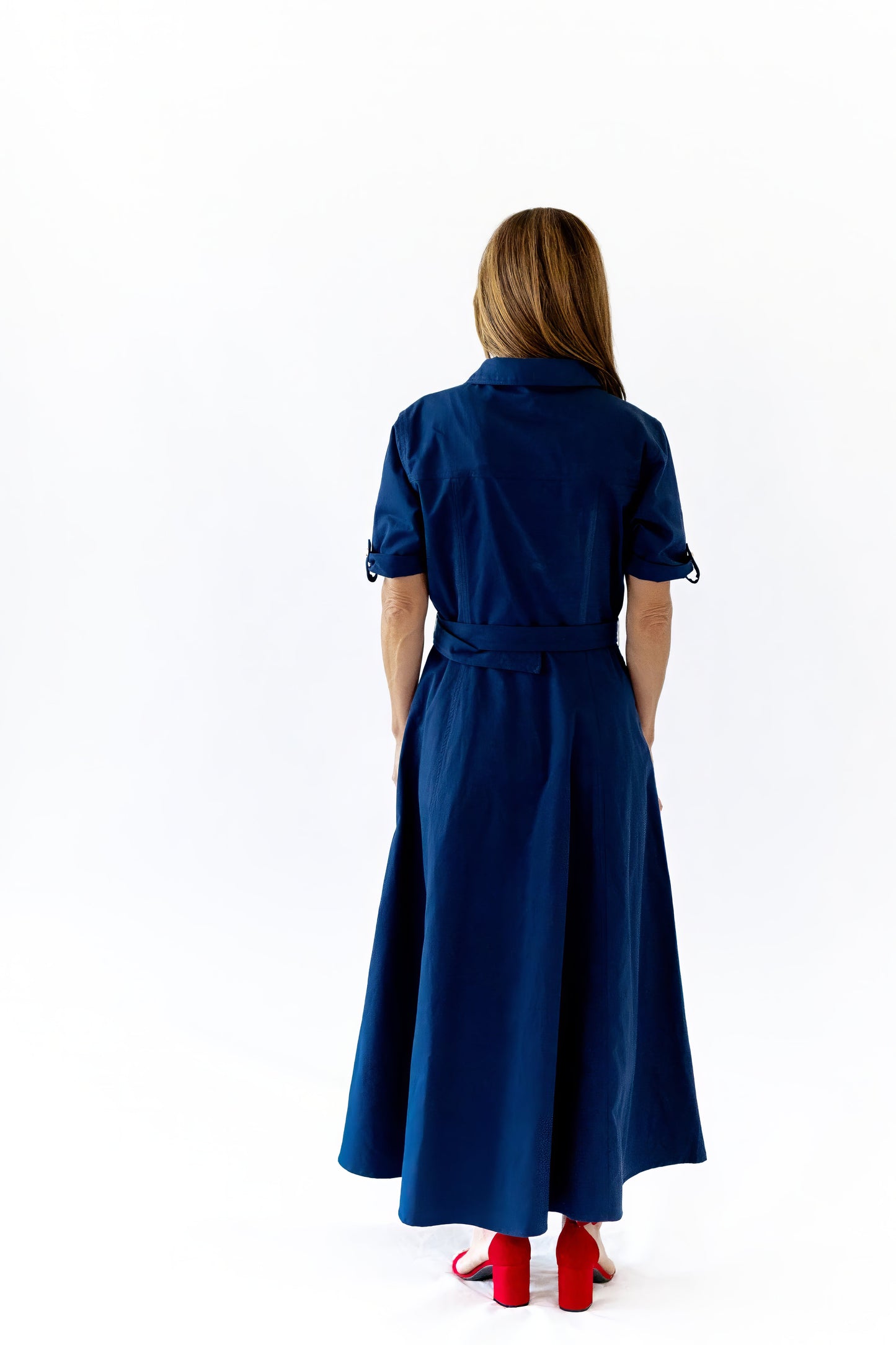 Indra Belted Maxi Dress