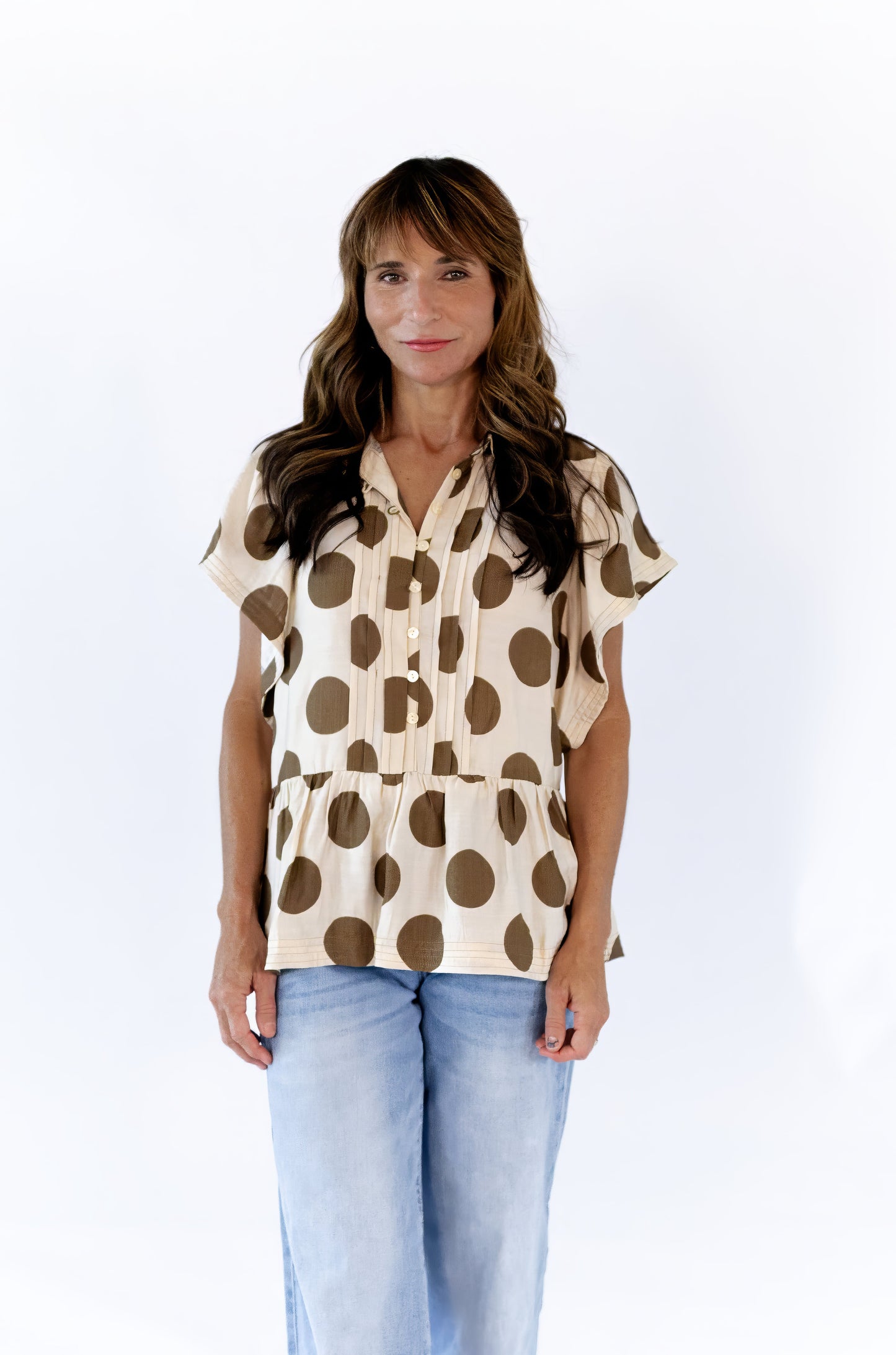 Kara Polka Dot Blouse