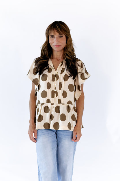 Kara Polka Dot Blouse