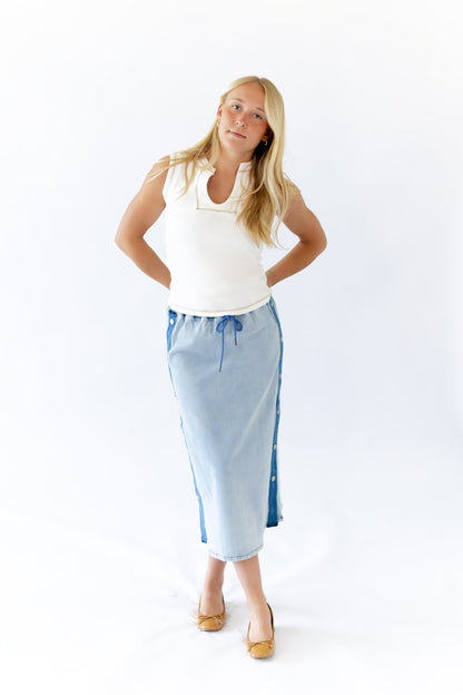 Cambria Denim Skirt ⭐︎ Restocked