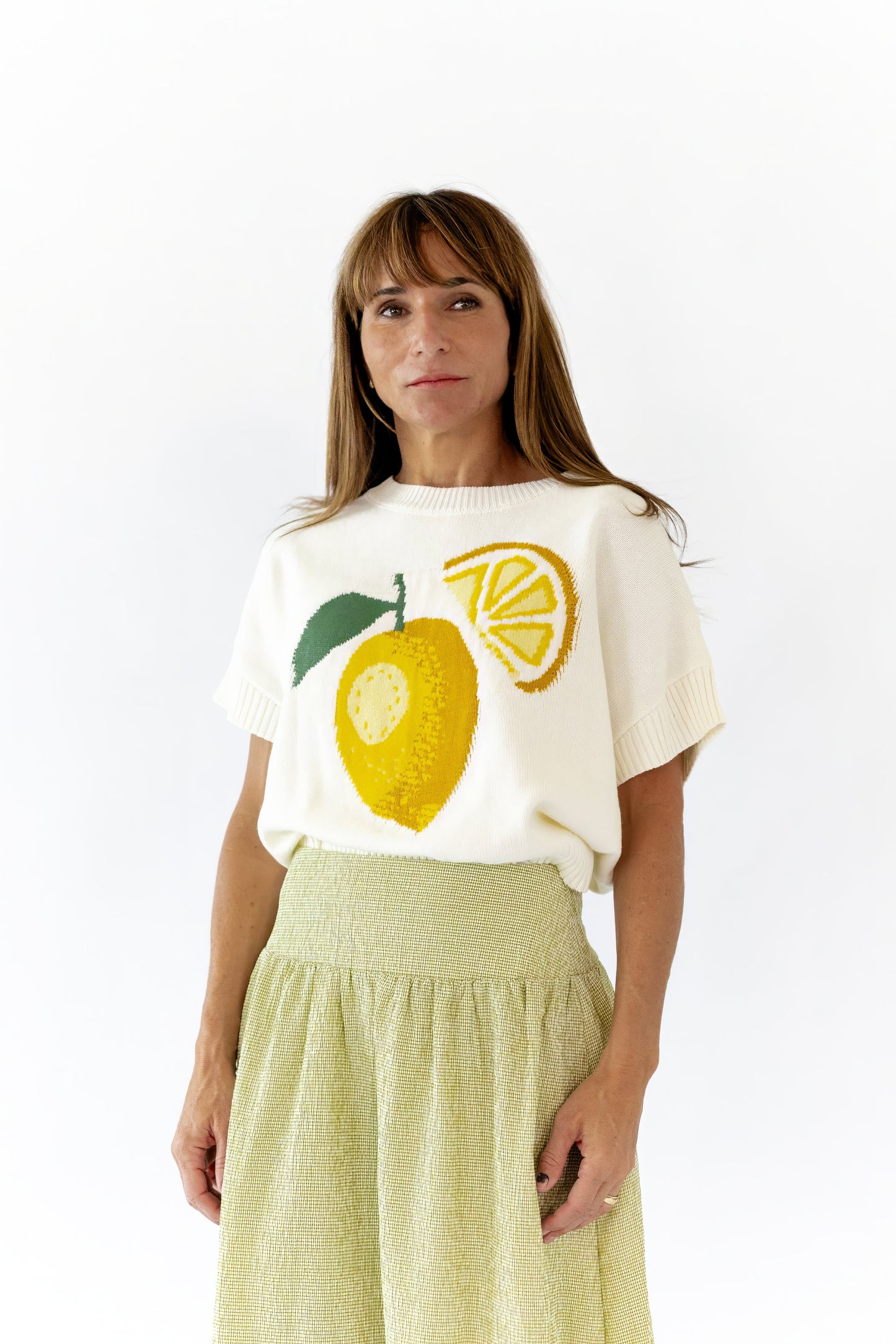 Citrus Peel Knit Top