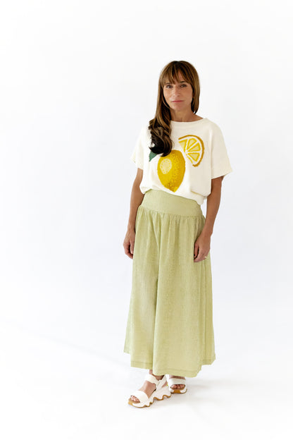 Citrus Peel Knit Top
