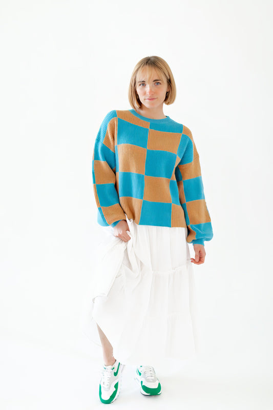 Devereux Checkered Sweater