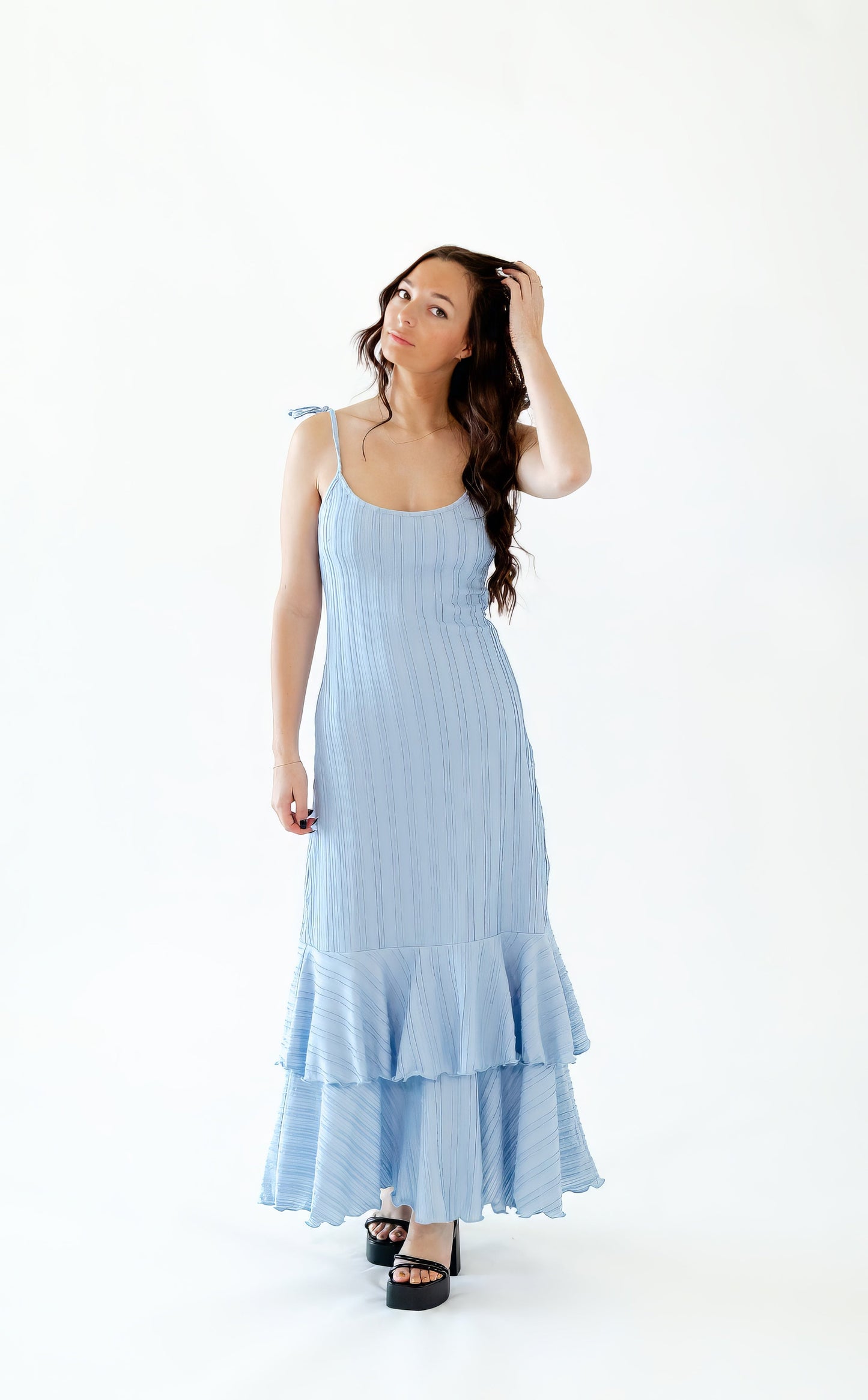 Santorini Maxi Dress・Periwinkle