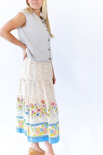 Mila Floral Midi Skirt ⭐︎ Restocked