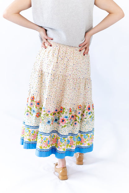 Mila Floral Midi Skirt ⭐︎ Restocked