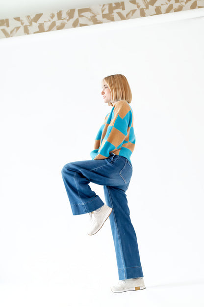 Devereux Checkered Sweater