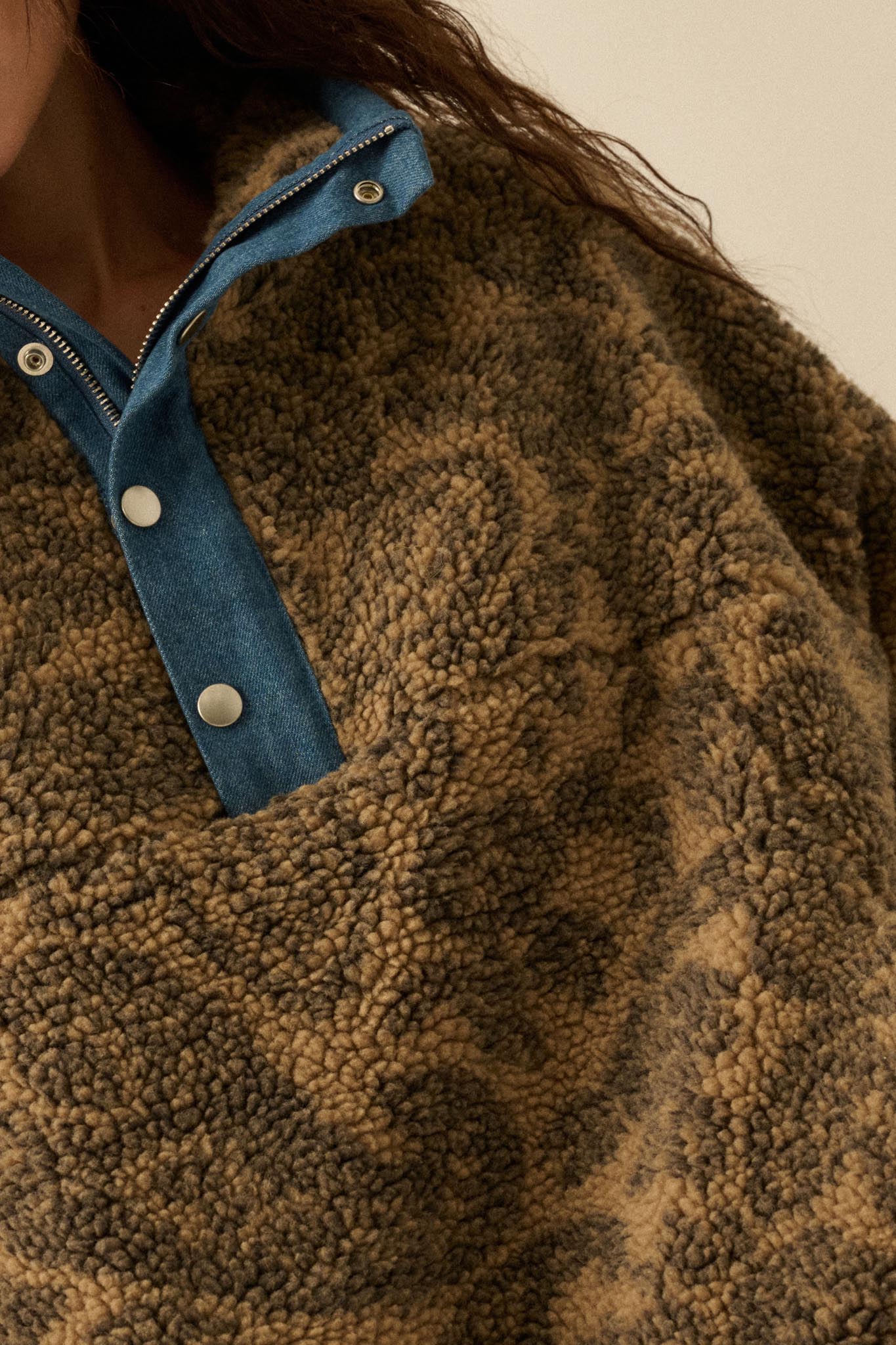 Dare to Dream Paisley Fleece Half-Zip Pullover
