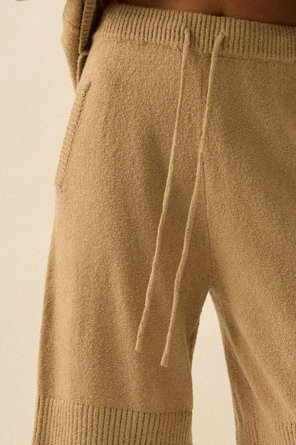 Promise the Label Textured Knit Sweater Shorts