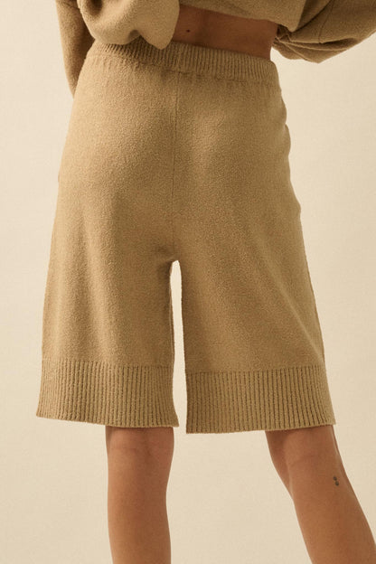 Promise the Label Textured Knit Sweater Shorts