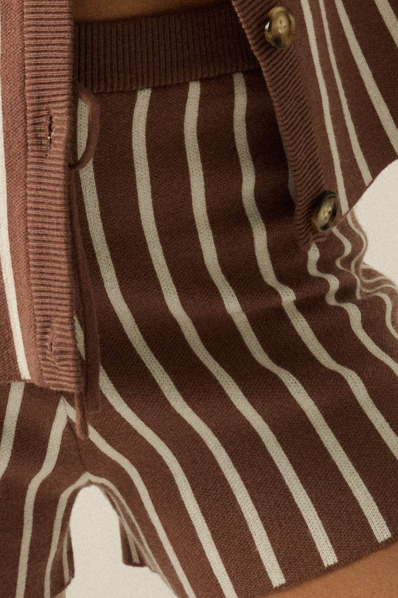 Day Tripper Striped Knit Sweater Shorts