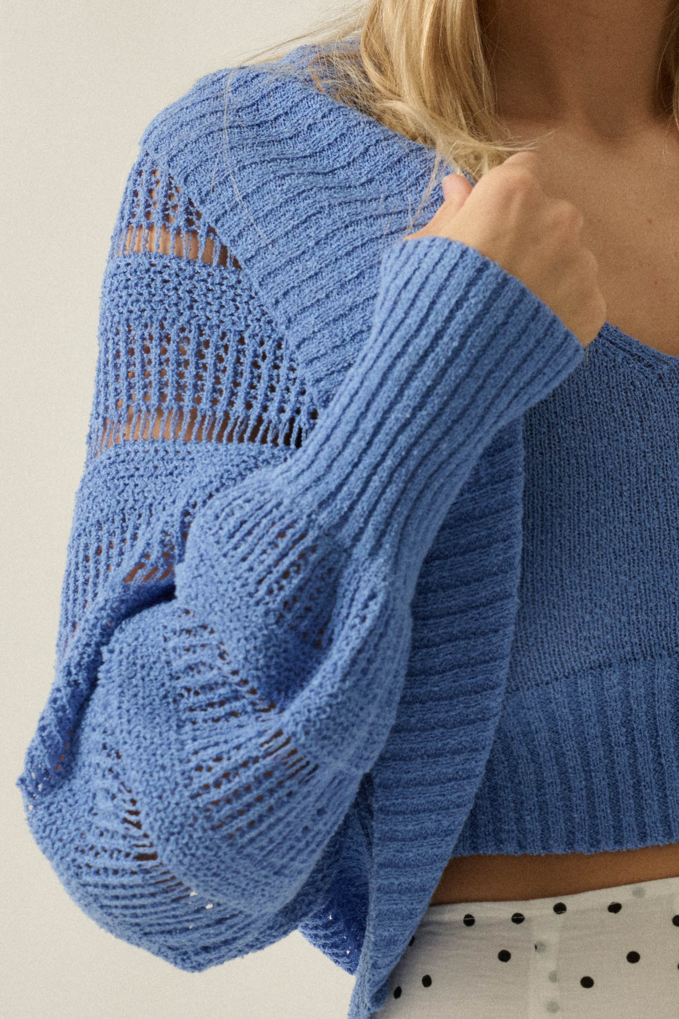 Better Together Crochet-Knit Cardigan and Tank Set