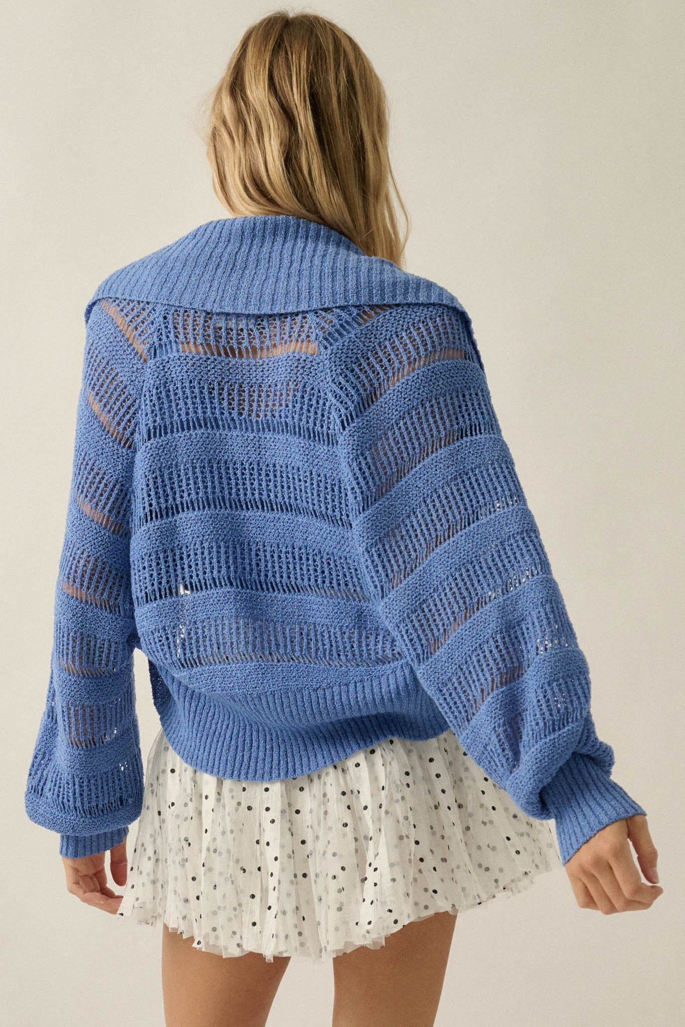 Better Together Crochet-Knit Cardigan and Tank Set