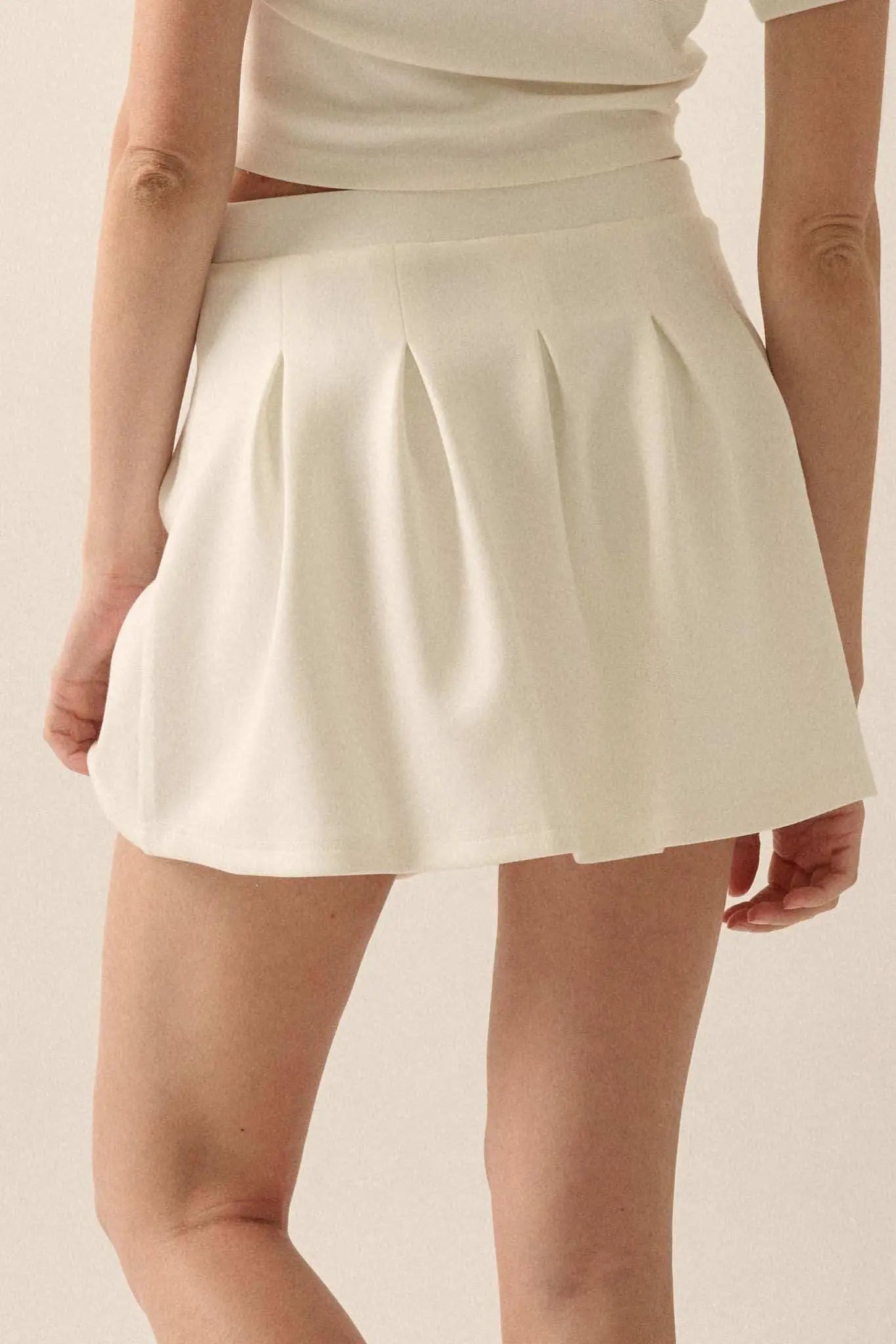 Premium Scuba Pleated Tennis Skort