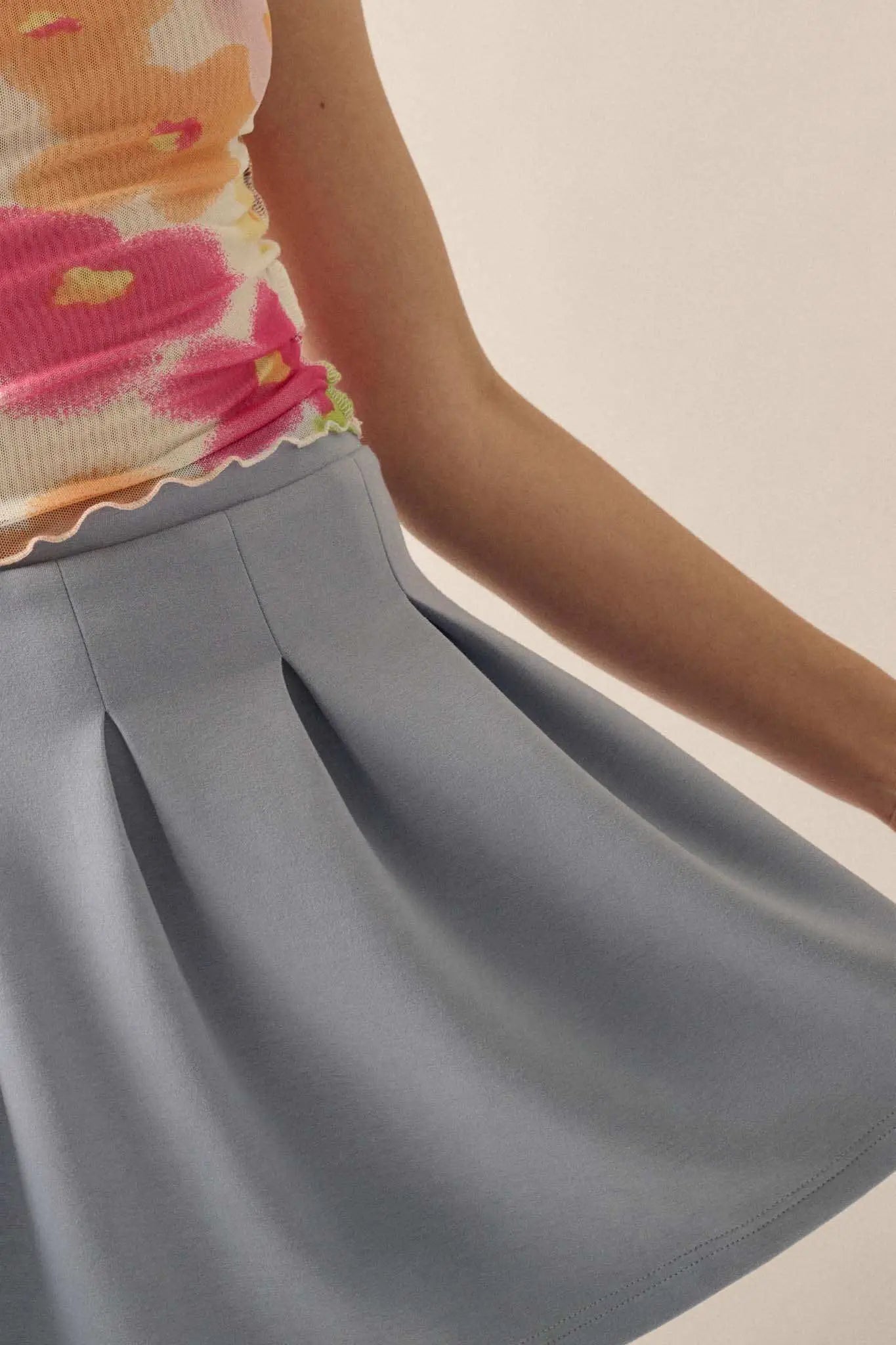 Premium Scuba Pleated Tennis Skort