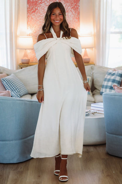 Starlet Maxi Dress - Cream