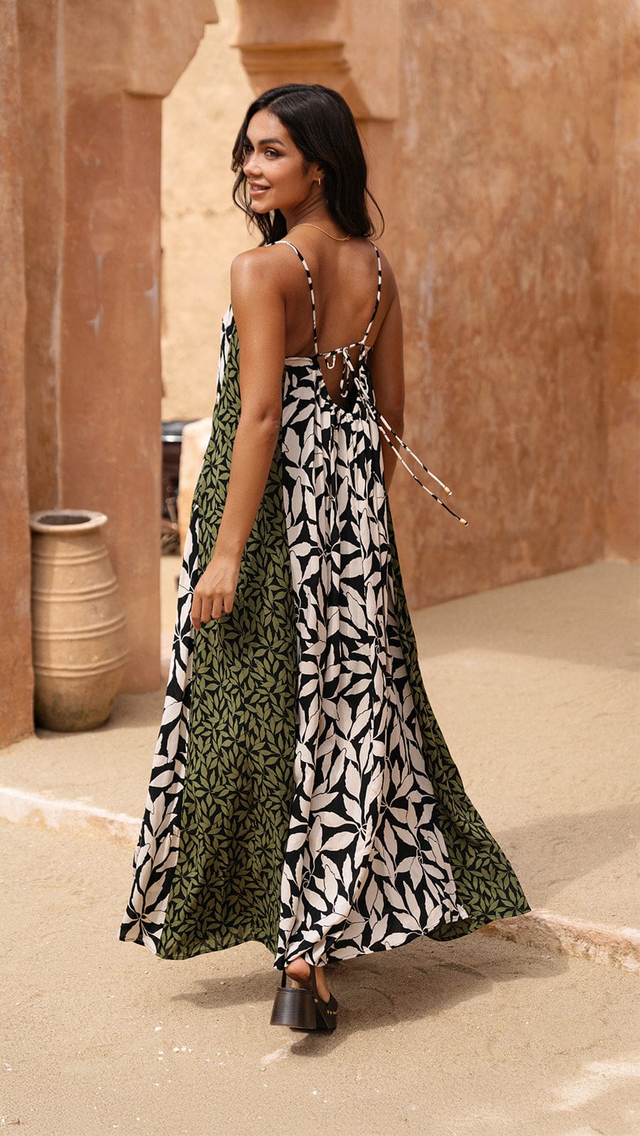 Bodrum Maxi Dress - Petals