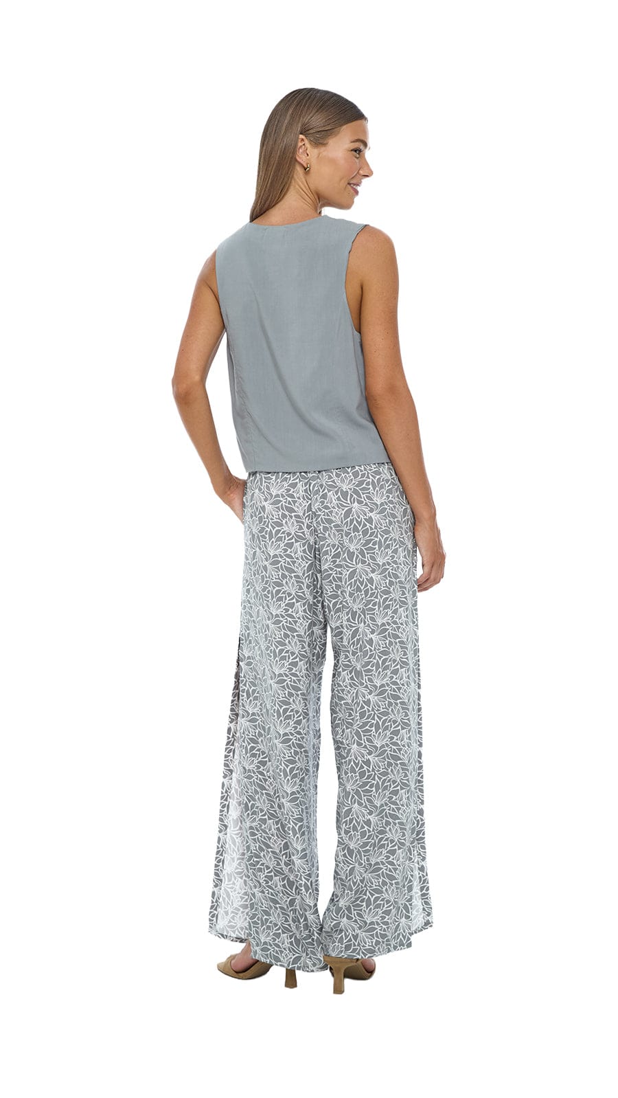 Blooming Mahana Pants - Lysoria Grey