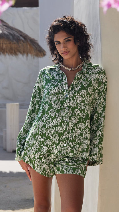 Button Down Shirt Vanoria - Canopy Green