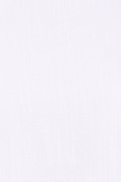 Madison Linen Column Skirt - White