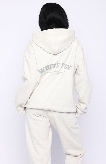 It's Your Chance Oversized Hoodie Grey Marle